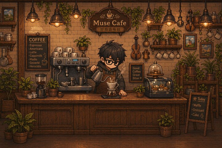 Brewing coffee
